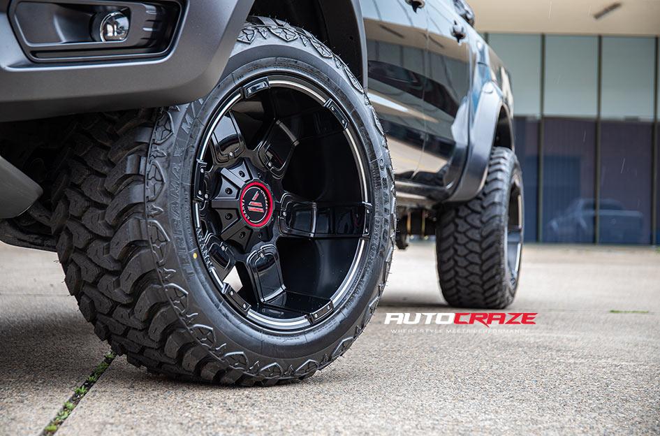 FORD RANGER AB811 SATIN BLACK GLOSS INSERTS