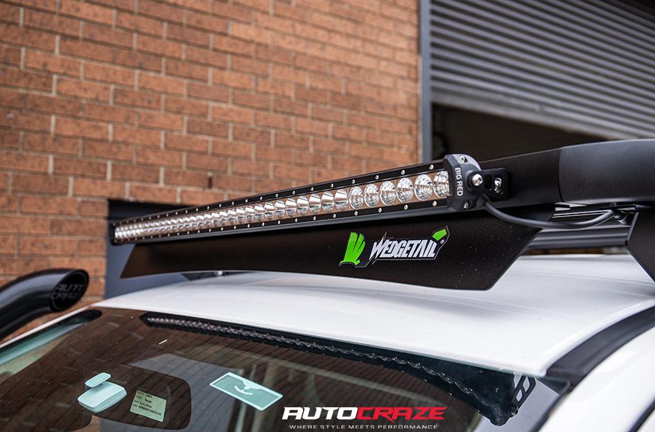 FORD RANGER AVALANCHE MATTE BLACK FRONT MILLED