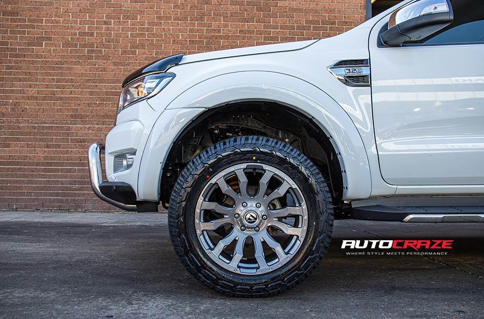 FORD RANGER BLITZ PLATINUM BRUSHED GUN METAL TINTED CLEAR