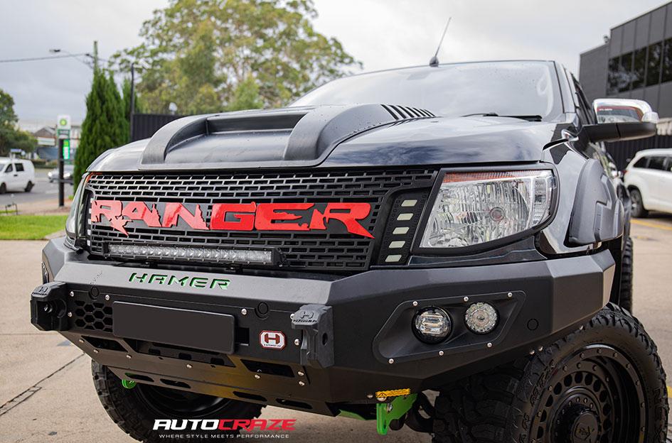 FORD RANGER PANZER XD SATIN BLACK