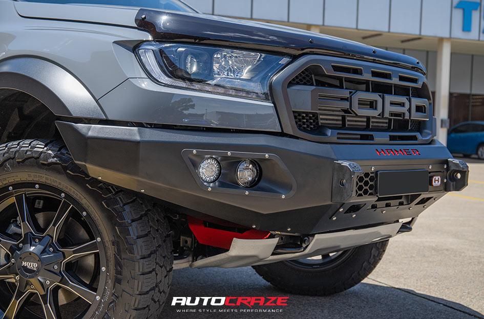 FORD RANGER RAPTOR MO970 SATIN BLACK MILLED ACCENTS