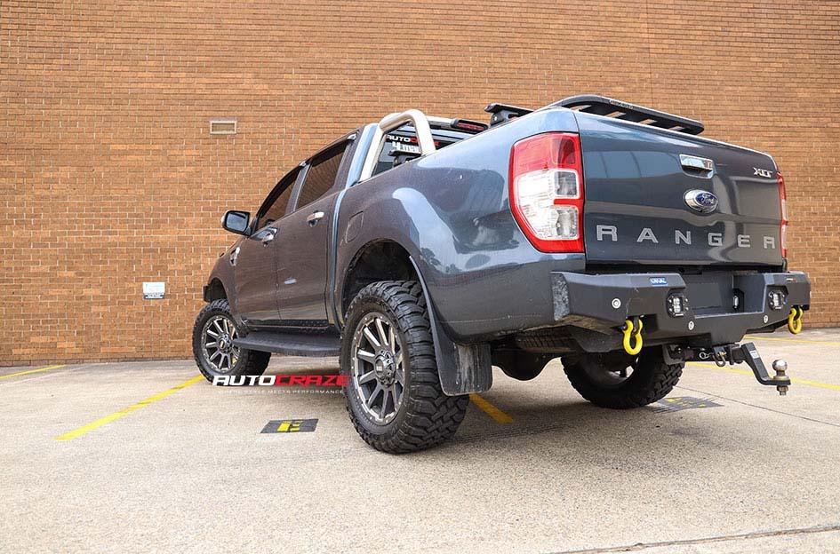 FORD RANGER GD05 MATTE BLACK MILLED ACCENTS