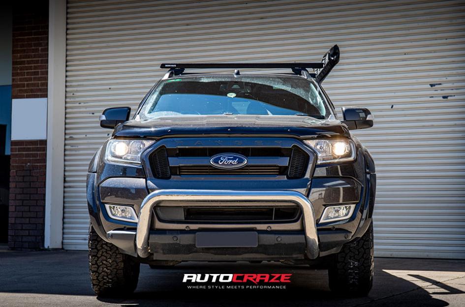 FORD RANGER AVALANCHE MATTE BLACK GREY FACE