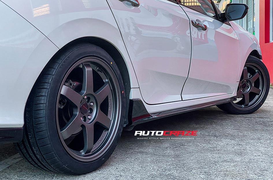 HONDA CIVIC 5 STUD DRIFTER GUN METAL MATTE