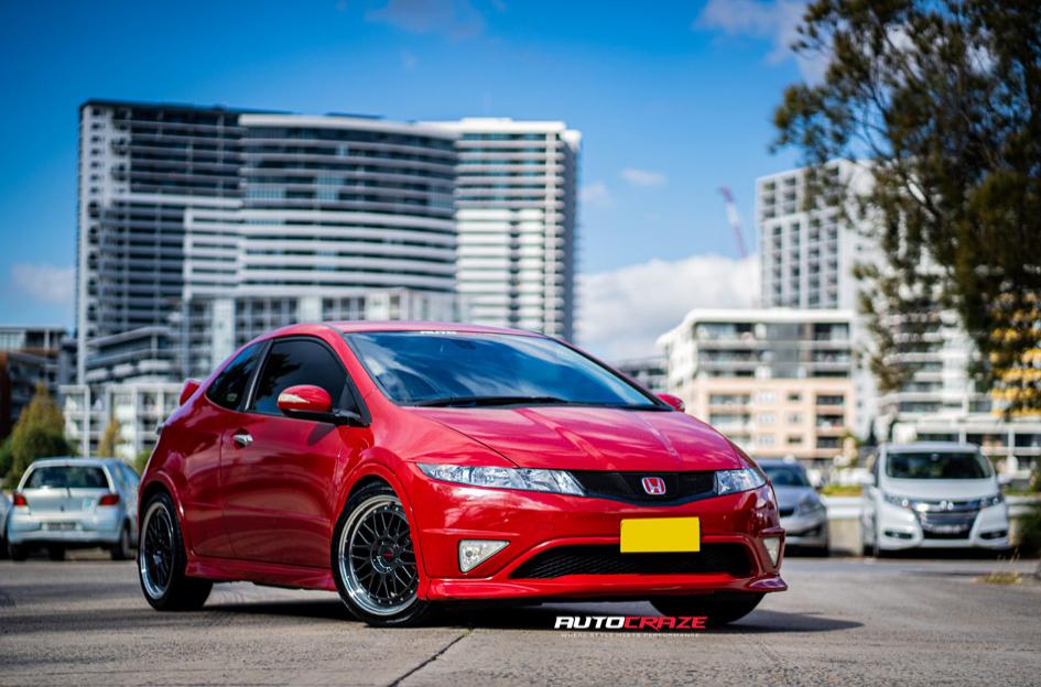 HONDA-CIVIC--5-STUD--ZR5--GUN-METAL-POLISHED-LIP