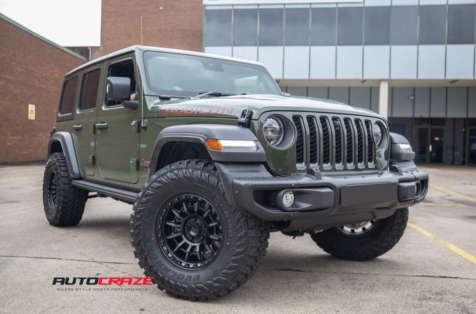 JEEP WRANGLER CARNAGE SATIN BLACK GRAY TINT