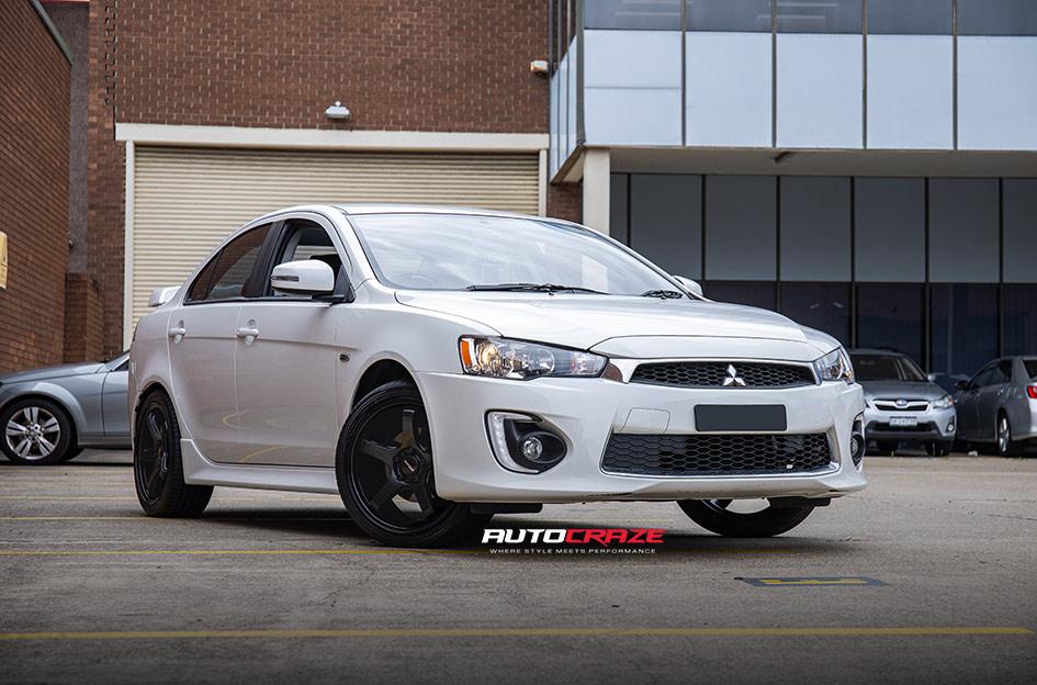 MITSUBISHI LANCER VELOCITY GRAPHITE MACHINED FACE