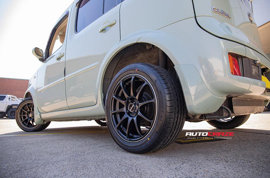 NISSAN CUBE HALO SATIN BLACK