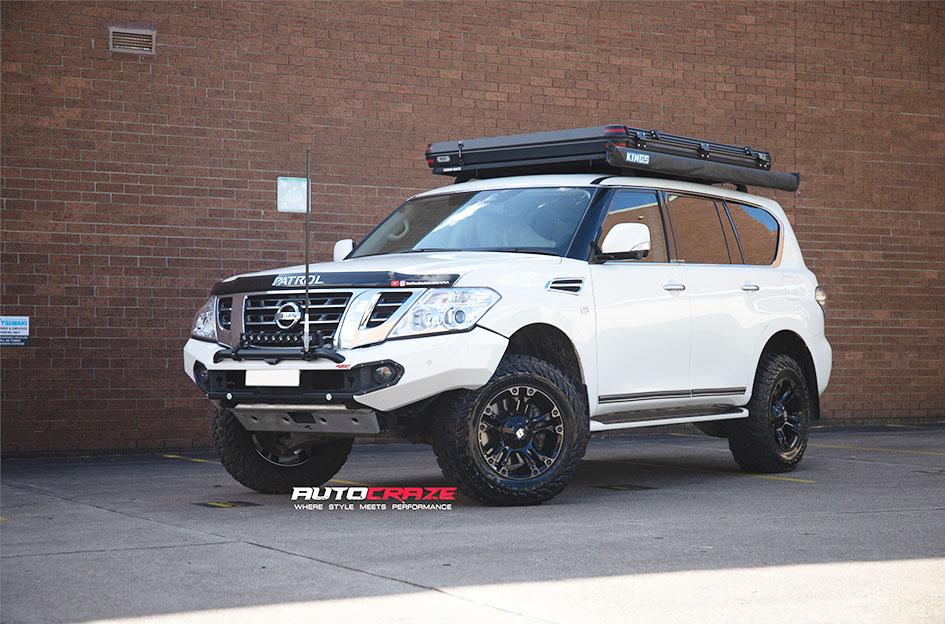 NISSAN PATROL BROOKLYN BLACK MACHINED WITH DARK TINT