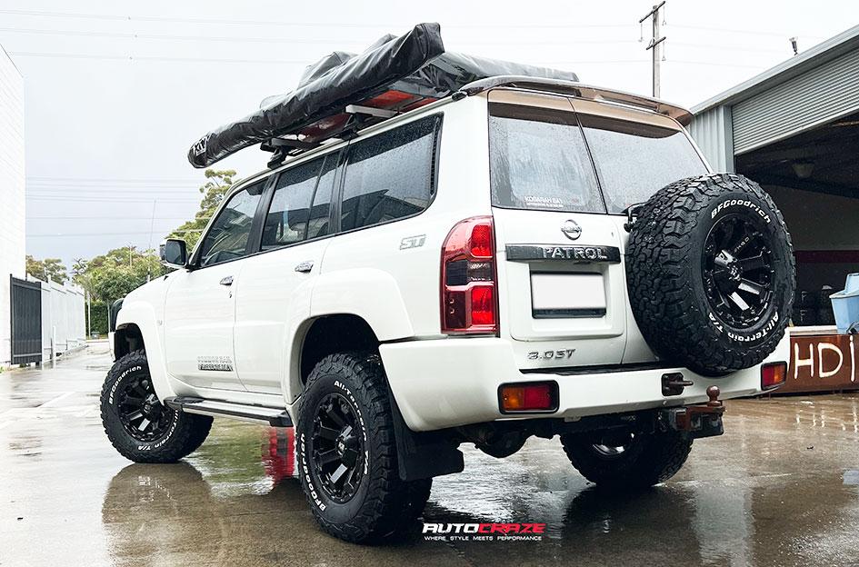 NISSAN PATROL AMBUSH MATTE BLACK