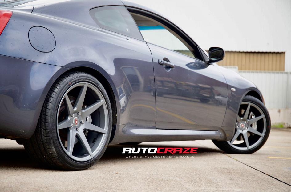 NISSAN SKYLINE 350GT IFG13 MATTE GUNMETAL 