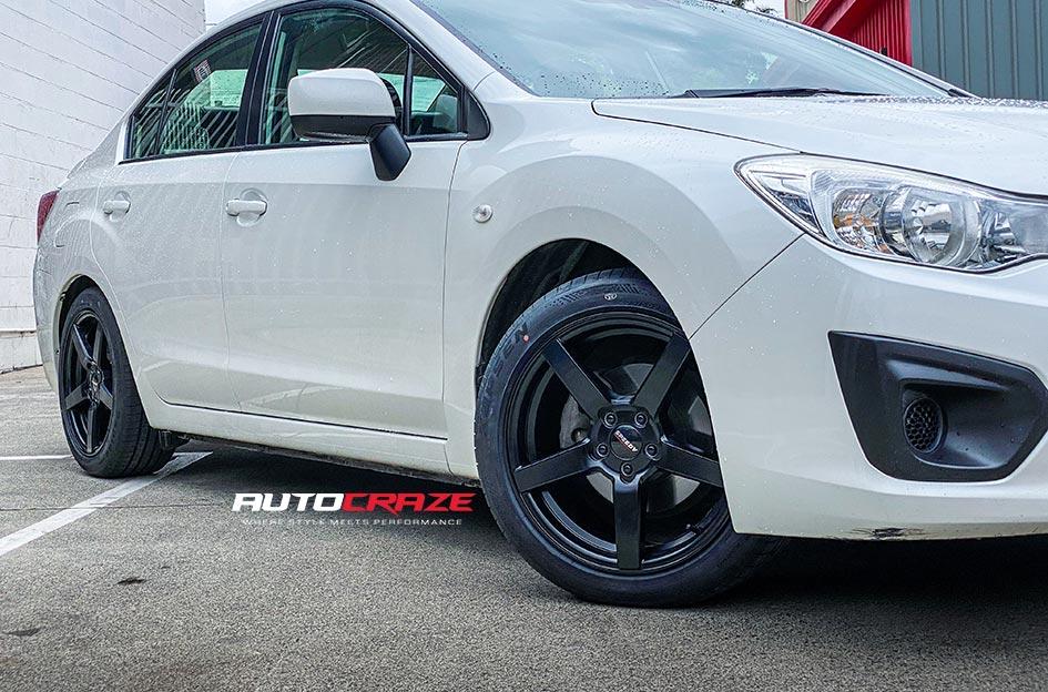 SUBARU IMPREZA HAMMER SATIN BLACK