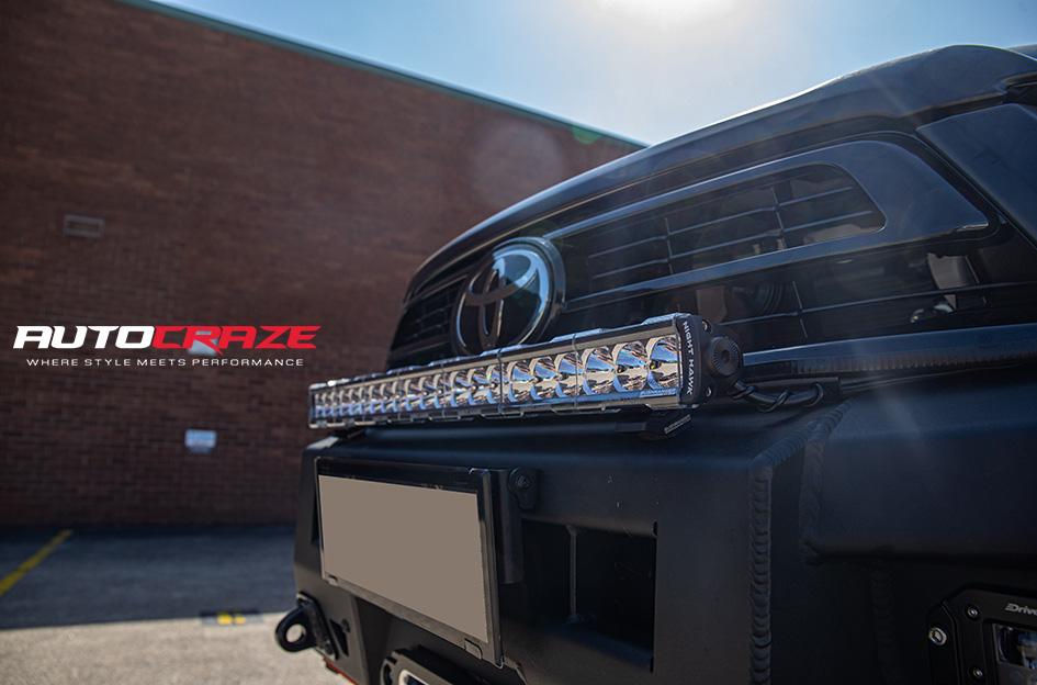 TOYOTA HILUX 4WD BEAST BLACK MACHINED WITH DARK TINT