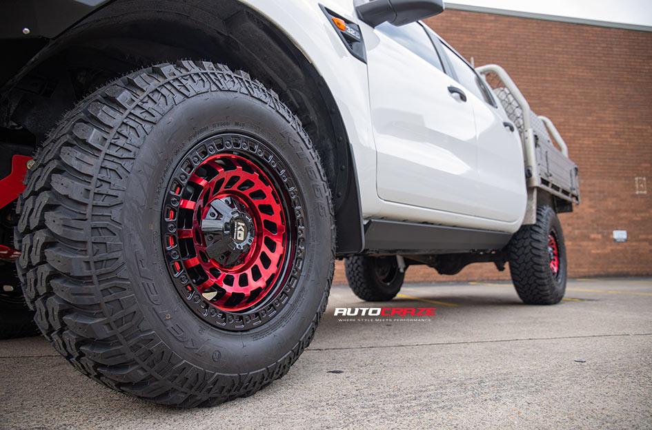 FORD-RANGER-ZOMBIE-GLOSS-BLACK-MACHINED-RED