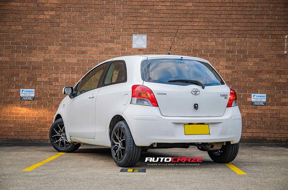 TOYOTA YARIS VENOM BLACK MACHINED FACE