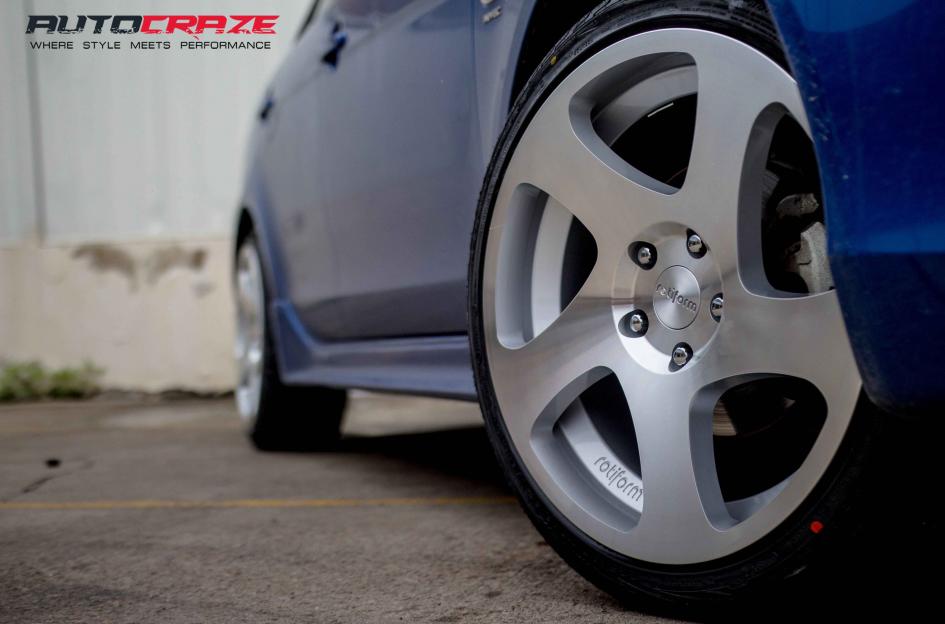 MITSUBISHI LANCER TMB SILVER MACHINED FACE