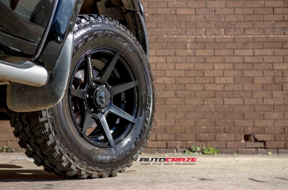 MITSUBISHI CHALLENGER AVALANCHE MATTE BLACK MILLED FONT