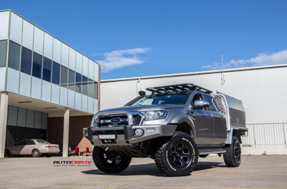 FORD RANGER BEAST GLOSS BLACK MILLED ACCENTS