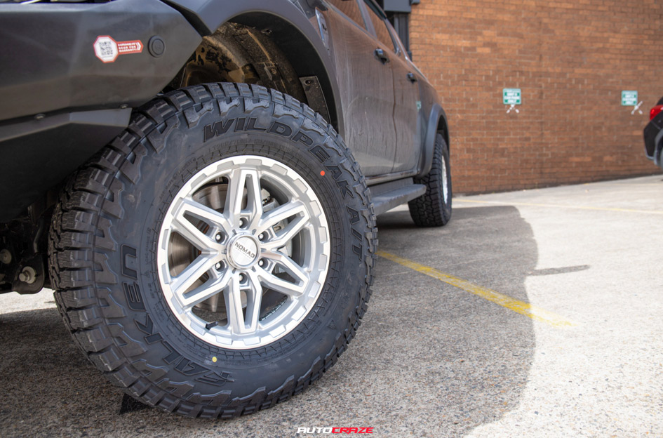 FORD RANGER NEXT GEN NOMAD N162 SILVER MACHINED FACE