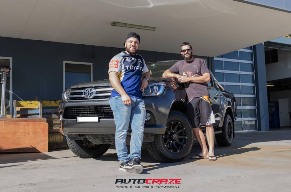 TOYOTA HILUX N80 4WD SIDEWINDER MATTE BLACK