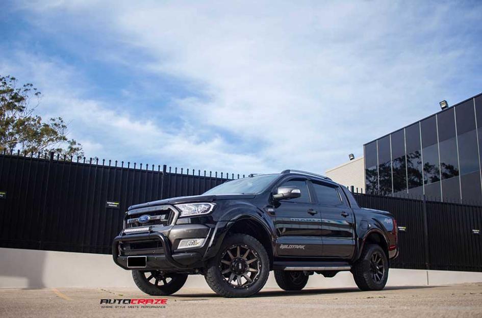 FORD RANGER GD05 BRONZE DARK TINT WITH MATTE BLACK