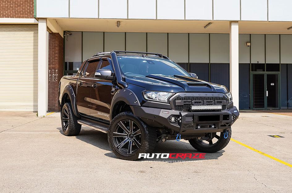 FORD RANGER RTG GLOSS BLACK MILLED ACCENTS