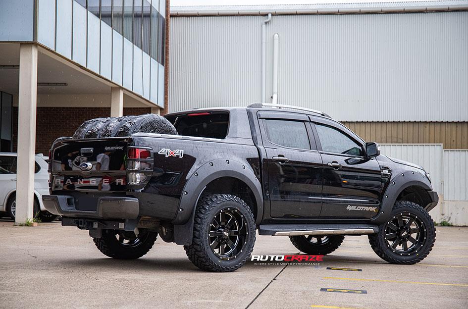 FORD RANGER MO962 GLOSS BLACK MILLED ACCENTS