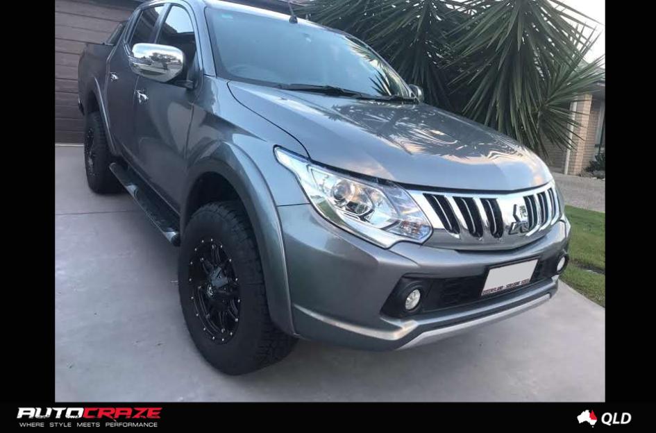 MITSUBISHI TRITON HOSTAGE MATTE BLACK