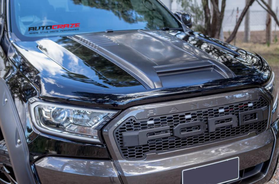 FORD RANGER BATTLE AXE GLOSS BLACK MILLED ACCENTS