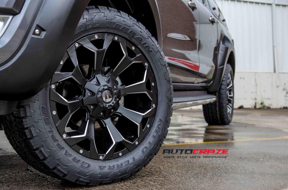 FORD RANGER ASSAULT GLOSS BLACK MILLED ACCENTS