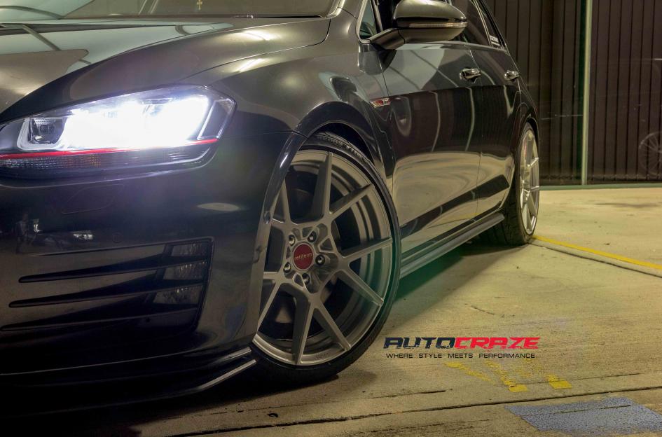 VOLKSWAGEN GOLF KPS BRUSHED WITH SILVER LIP