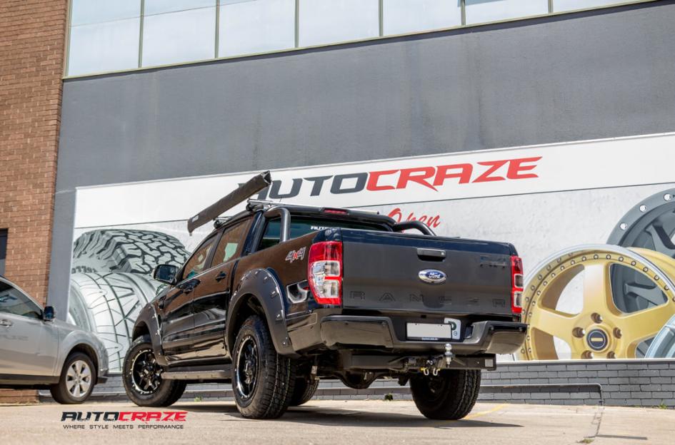FORD RANGER GD07 MATTE BLACK MILLED