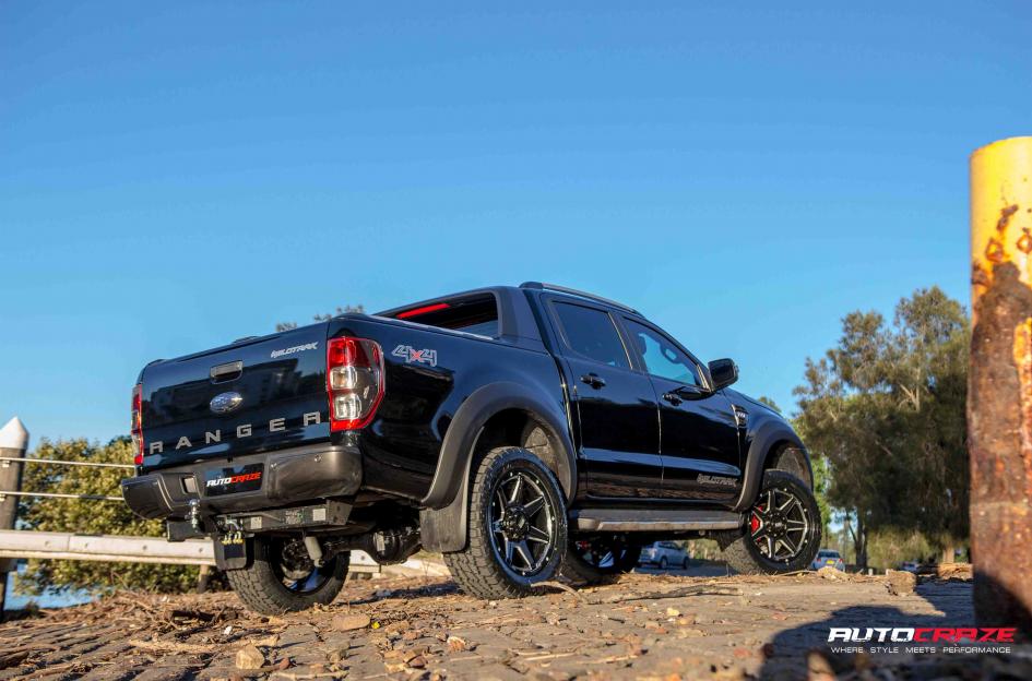 FORD RANGER GD06 GLOSS BLACK MILLED