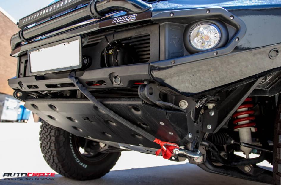 FORD RANGER GD07 MATTE BLACK MILLED