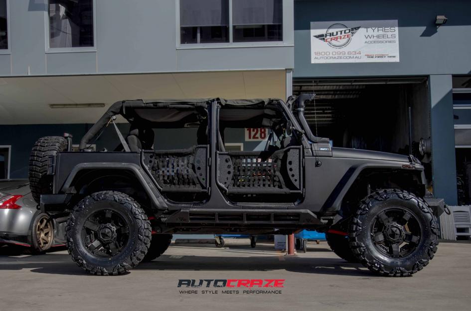 JEEP WRANGLER ROCKSTAR XD 2 MATTE BLACK