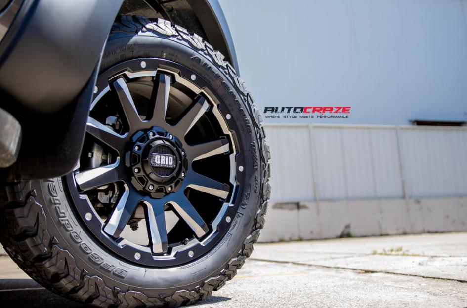 FORD RANGER GD05 MATTE BLACK MILLED ACCENTS