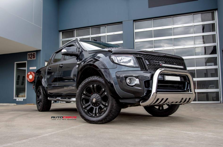 FORD RANGER MONSTER XD MATTE BLACK 6