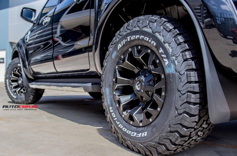 FORD RANGER ASSAULT GLOSS BLACK MILLED ACCENTS 8