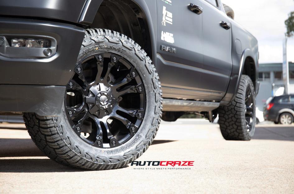 DODGE RAM VAPOR MATTE BLACK