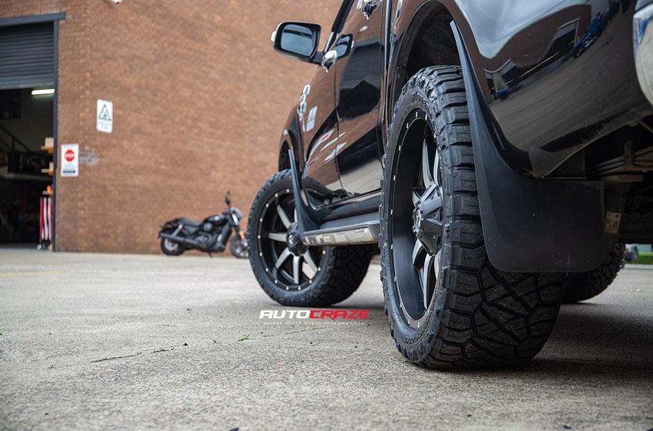 FORD RANGER MAVERICK BLACK MACHINED FACE