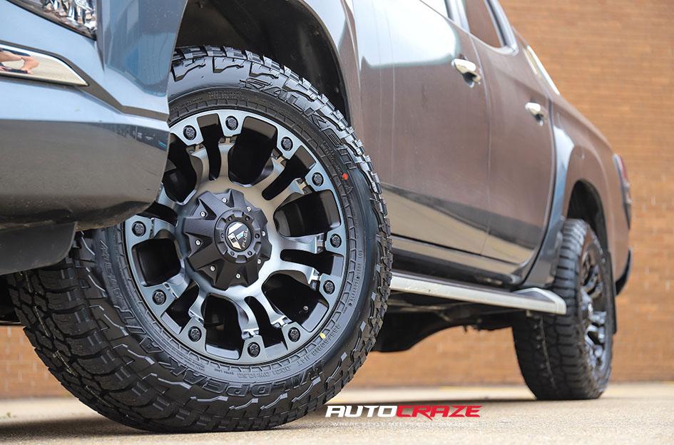 MITSUBISHI TRITON VAPOR BLACK MACHINED WITH DARK TINT