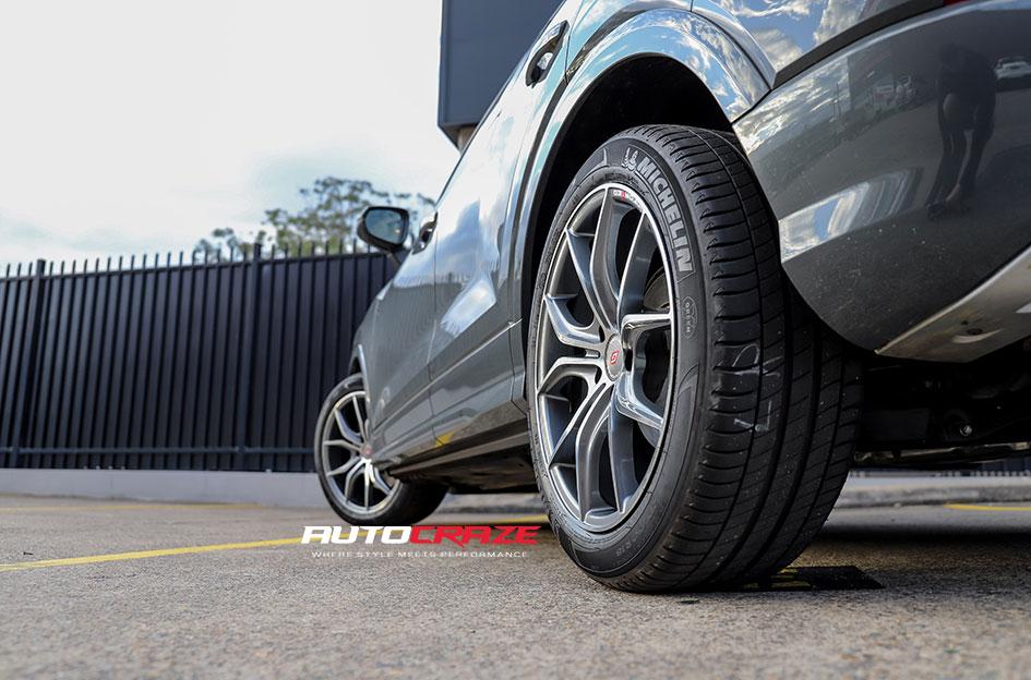 AUDI Q2 IFG 7 GUNMETAL MACHINED FACE