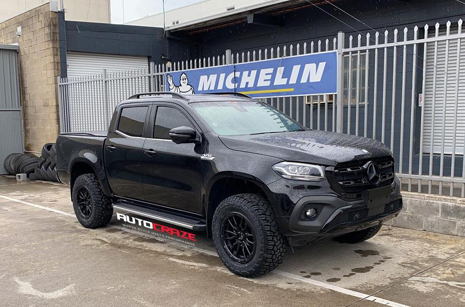 MERCEDES X CLASS REBEL MATTE BLACK