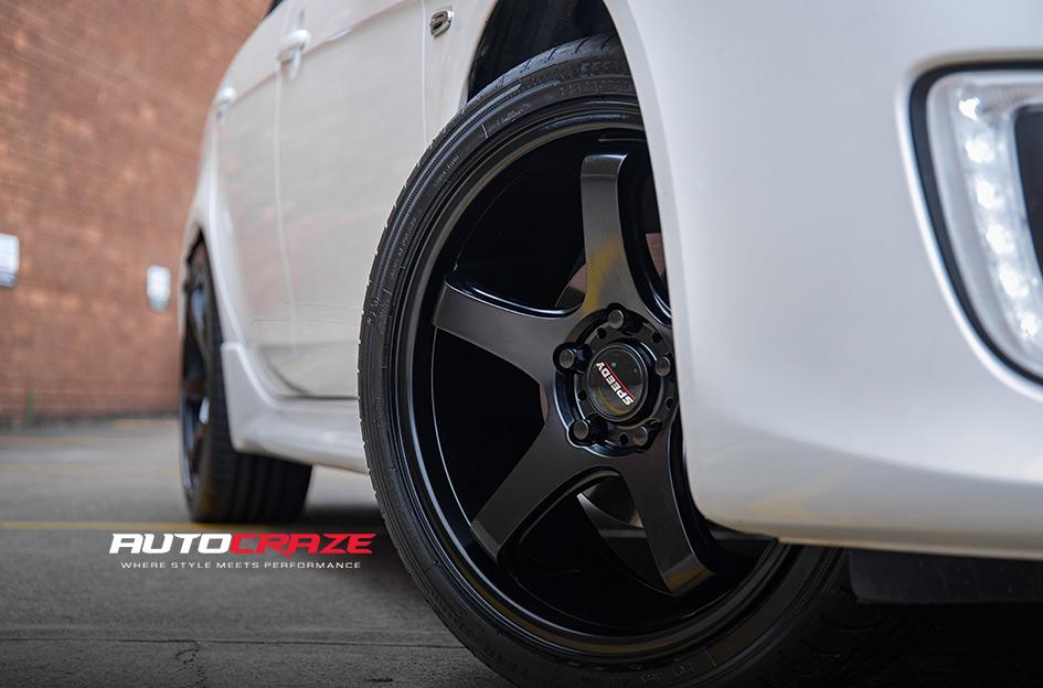 MITSUBISHI LANCER VELOCITY GRAPHITE MACHINED FACE