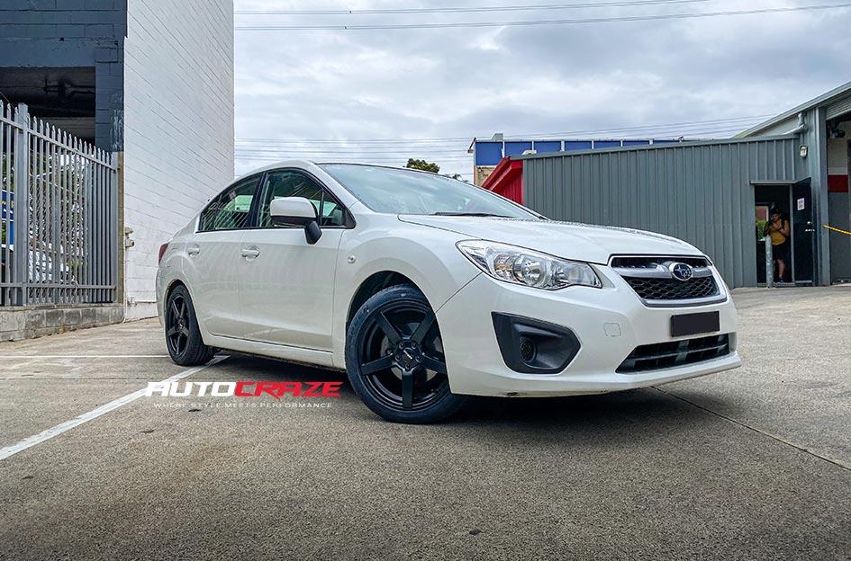 SUBARU IMPREZA HAMMER SATIN BLACK