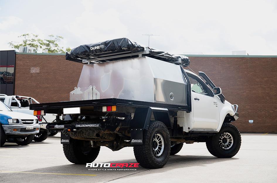 TOYOTA HILUX N70 4WD IMPACT KM542 SATIN BLACK MACHINED FACE