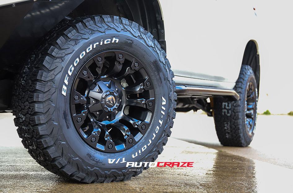 TOYOTA LANDCRUSIER BLITZ MATTE BLACK MACHINED DDT