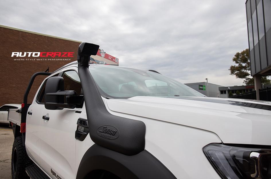 FORD RANGER ANZA MATTE BLACK WITH ANTHRACITE RING