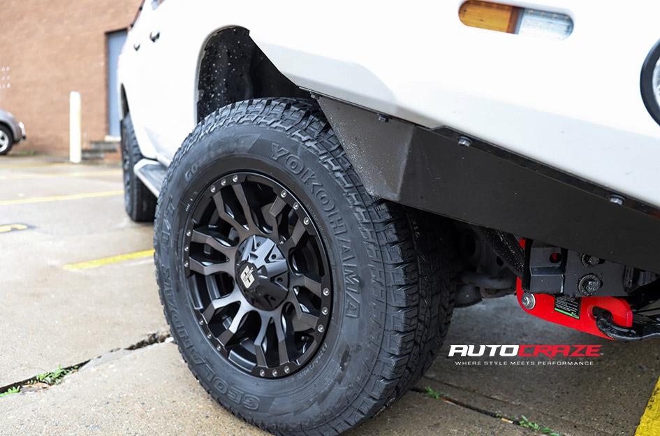 MITSUBISHI TRITON FLORIDA MACHINED FACE BLACK MATTE GREY TINT