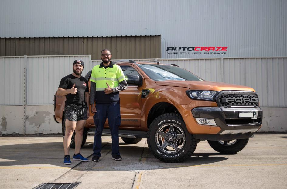 FORD RANGER GD04 GRAPHITE WITH MILLED ACCENTS 3